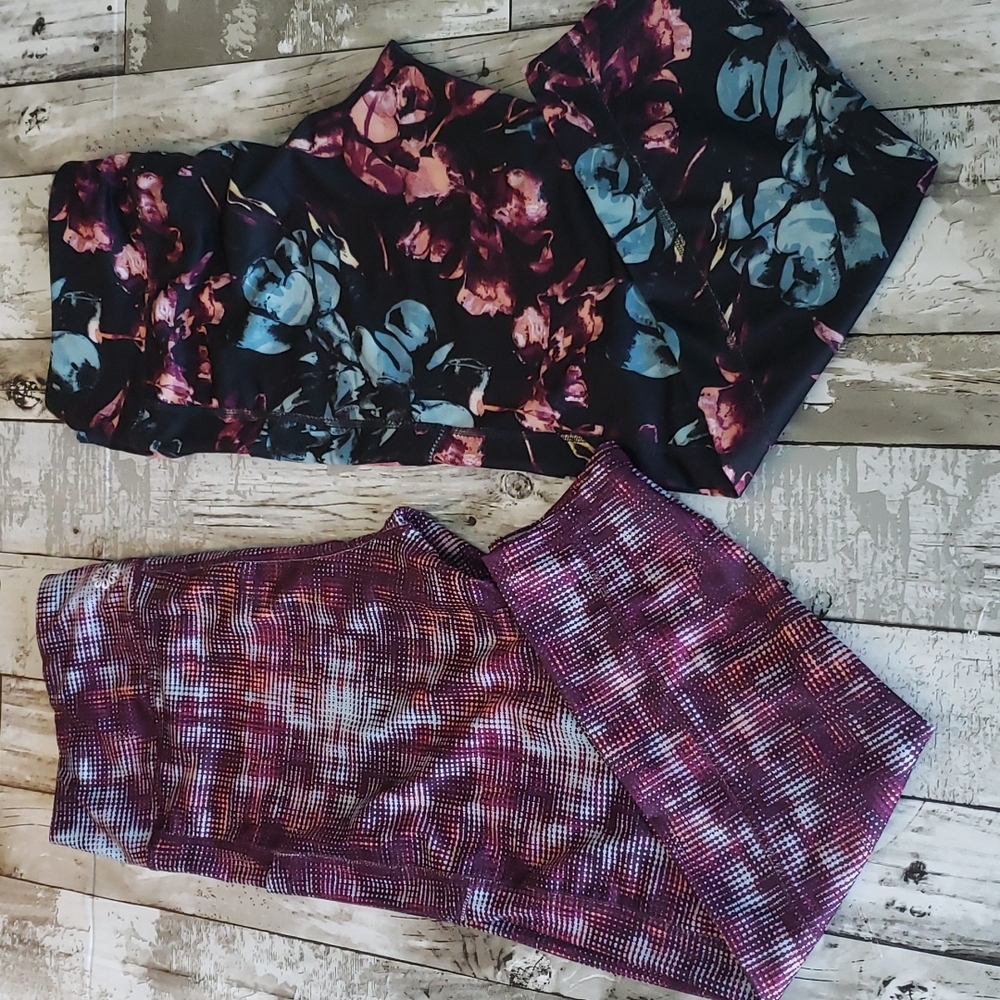 Lot of 2 Yoga Workout Leggings Size Large